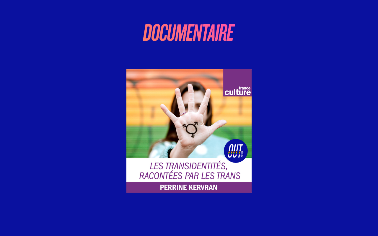 "Les transidentités, racontées par les trans", de Perrine Kervran et Annabelle Brouard (France Culture)